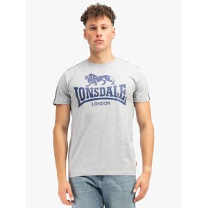 Classic cut T-shirt Lonsdale Henconner Gris XL Male Classic cut T-shirt Lonsdale Henconner Gris XL Male