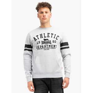 Classic crew-neck sweatshirt Lonsdale Glespin Gris XL Male Classic crew-neck sweatshirt Lonsdale Glespin Gris XL Male