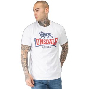 T-shirt Lonsdale Lion Two Tone Regular Fit Blanc 3XL Male T-shirt Lonsdale Lion Two Tone Regular Fit Blanc 3XL Male