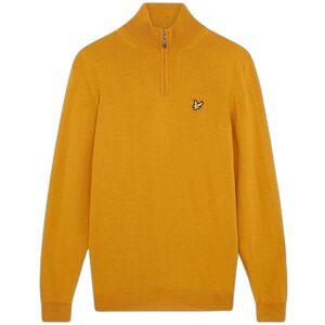 Merino jumper 1/4 zip Lyle & Scott Core Jaune M Male Merino jumper 1/4 zip Lyle & Scott Core Jaune M Male