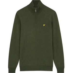 1/4 zip sweater Lyle & Scott Core Merino Mix Vert S Male 1/4 zip sweater Lyle & Scott Core Merino Mix Vert S Male