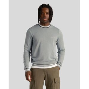 Sweater with trim Lyle & Scott Gris M Male Sweater with trim Lyle & Scott Gris M Male