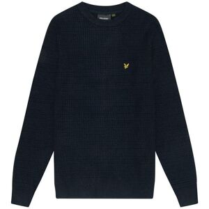 Waffle knit jumper Lyle & Scott Bleu 2XL Male Waffle knit jumper Lyle & Scott Bleu 2XL Male