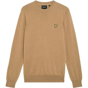 Merino cotton round-neck sweater Lyle & Scott Jaune L Male Merino cotton round-neck sweater Lyle & Scott Jaune L Male