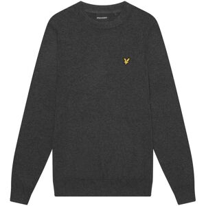 Merino cotton round-neck sweater Lyle & Scott Noir M Male Merino cotton round-neck sweater Lyle & Scott Noir M Male