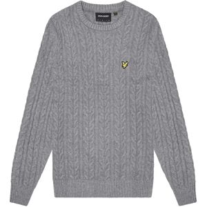 Round neck sweater Lyle & Scott Gris 2XL Male Round neck sweater Lyle & Scott Gris 2XL Male