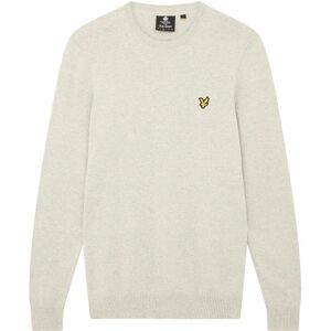 Merino cotton round neck sweater Lyle & Scott Blanc XL Male Merino cotton round neck sweater Lyle & Scott Blanc XL Male