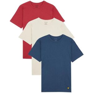 T-shirt Lyle & Scott Basic (x3) Multicolore L Male T-shirt Lyle & Scott Basic (x3) Multicolore L Male