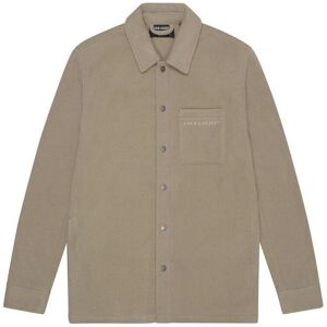 Embroidered fleece overshirt Lyle & Scott Beige M Male Embroidered fleece overshirt Lyle & Scott Beige M Male