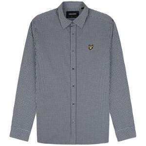 Long-sleeved check shirt Lyle & Scott Shepherd Bleu XL Male Long-sleeved check shirt Lyle & Scott Shepherd Bleu XL Male