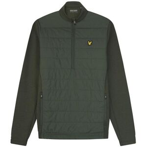 Lyle & Scott Olive Quilted 1/4 Zip Midlayer - Midlayer Lyle & Scott Olive Quilted 1/4 Zip Midlayer - Midlayer