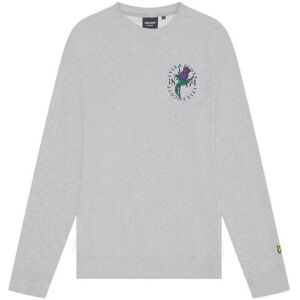 Sweatshirt Lyle & Scott Thistle Flora Gris XS Male Sweatshirt Lyle & Scott Thistle Flora Gris XS Male