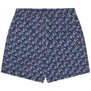 Lyle And Scott Men's Floral Print Resort Shorts - Navy - Size: 35/34/32 Lyle And Scott Men's Floral Print Resort Shorts - Navy - Size: 35/34/32