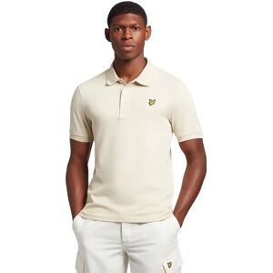 Plain Polo shirt Lyle & Scott Beige XL Male Plain Polo shirt Lyle & Scott Beige XL Male