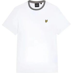 Contrast collar T-shirt Lyle & Scott Blanc XL Male Contrast collar T-shirt Lyle & Scott Blanc XL Male