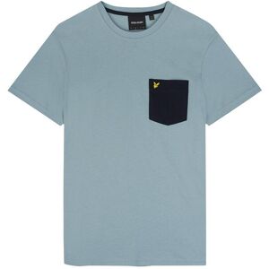T-shirt with pocket Lyle & Scott Contrast Bleu S Male T-shirt with pocket Lyle & Scott Contrast Bleu S Male