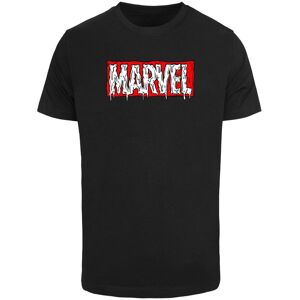 T-shirt Merchcode Marvel Drip Noir 2XL Male T-shirt Merchcode Marvel Drip Noir 2XL Male