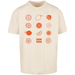 Oversized T-shirt Merchcode Summer Citrus Blanc XL Male Oversized T-shirt Merchcode Summer Citrus Blanc XL Male