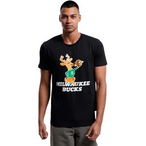Mitchell & Ness T-shirt Milwaukee Bucks NBA Team Logo Noir S Male Mitchell & Ness T-shirt Milwaukee Bucks NBA Team Logo Noir S Male