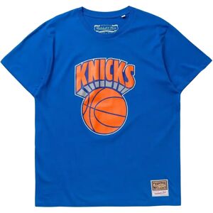Mitchell & Ness T-shirt New York Knicks NBA Team Logo Bleu L Male Mitchell & Ness T-shirt New York Knicks NBA Team Logo Bleu L Male