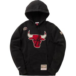 Mitchell & Ness Chicago Bulls NBA Team Logo Hoodie Noir S Male Mitchell & Ness Chicago Bulls NBA Team Logo Hoodie Noir S Male