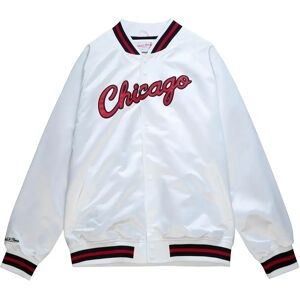 Mitchell & Ness Jacket satin Chicago Bulls Blanc L Unisex Mitchell & Ness Jacket satin Chicago Bulls Blanc L Unisex