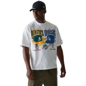 new era Dodgers T-shirt MLB Dueling Logo SPCL OAKATH Blanc XL Male new era Dodgers T-shirt MLB Dueling Logo SPCL OAKATH Blanc XL Male