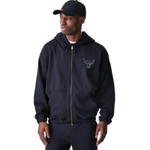 Zip-up hoodie New Era Chicago Bulls NBA Linear Noir S Male Zip-up hoodie New Era Chicago Bulls NBA Linear Noir S Male