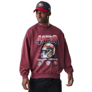 new era San Francisco 49ers Sweatshirt NFL Washed Rouge S Male new era San Francisco 49ers Sweatshirt NFL Washed Rouge S Male
