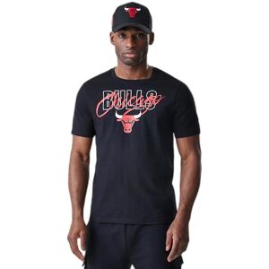 new era Chicago Bulls oversized T-shirt NBA Script Graphic Noir M Male new era Chicago Bulls oversized T-shirt NBA Script Graphic Noir M Male