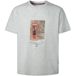 T-shirt Pepe Jeans Troy Gris S Male T-shirt Pepe Jeans Troy Gris S Male