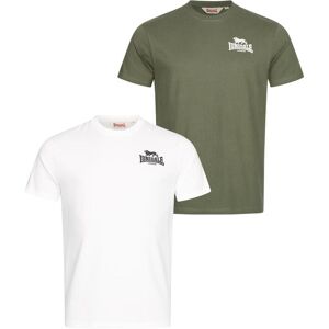 Set of 2 regular-fit T-shirts Lonsdale Blairmore Vert 2XL Male Set of 2 regular-fit T-shirts Lonsdale Blairmore Vert 2XL Male