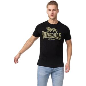Classic cut T-shirt Lonsdale Logo Noir L Male Classic cut T-shirt Lonsdale Logo Noir L Male