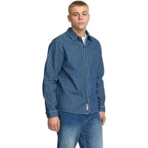 Long-sleeved casual shirt Revolution Bleu 2XL Male Long-sleeved casual shirt Revolution Bleu 2XL Male