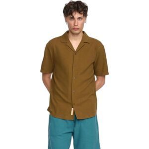 Cuban shirt with small three-dimensional embossed pattern Revolution Vert S Male Cuban shirt with small three-dimensional embossed pattern Revolution Vert S Male