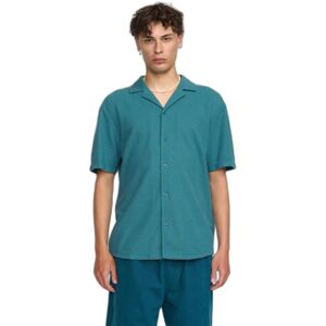 Cuban shirt with small three-dimensional embossed pattern Revolution Bleu M Male Cuban shirt with small three-dimensional embossed pattern Revolution Bleu M Male