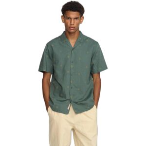Cuban linen-cotton shirt Revolution Vert M Male Cuban linen-cotton shirt Revolution Vert M Male