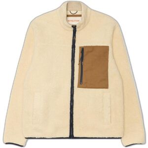 Short plush jacket with contrasting chest pocket Revolution Blanc L Male Short plush jacket with contrasting chest pocket Revolution Blanc L Male