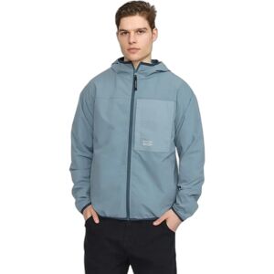 Hooded waterproof jacket Revolution Bleu L Male Hooded waterproof jacket Revolution Bleu L Male