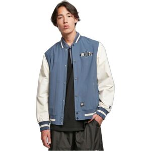 Jacket nylon Starter College Bleu S Male Jacket nylon Starter College Bleu S Male