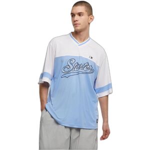 V-neck knitted T-shirt Starter Bleu M Male V-neck knitted T-shirt Starter Bleu M Male