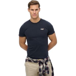Organic cotton T-shirt Superdry Essential Logo Bleu L Male Organic cotton T-shirt Superdry Essential Logo Bleu L Male