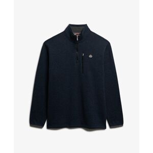 1/2 zip fleece Superdry Storm Bleu M Male 1/2 zip fleece Superdry Storm Bleu M Male