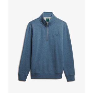 Zipped sweater Superdry Henley Bleu L Male Zipped sweater Superdry Henley Bleu L Male