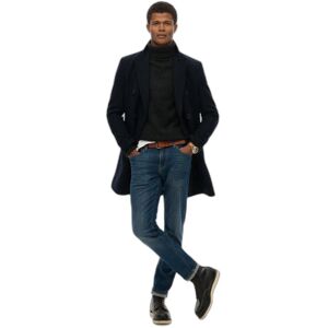Coat Superdry Merchant Town Bleu XL Male Coat Superdry Merchant Town Bleu XL Male