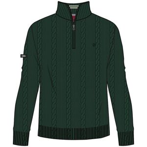 Half-zip twisted knit jumper Superdry Organic Vert L Male Half-zip twisted knit jumper Superdry Organic Vert L Male