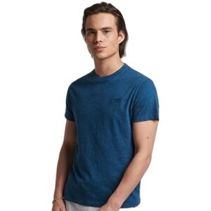 Organic cotton T-shirt Superdry Vintage Logo Bleu S Male Organic cotton T-shirt Superdry Vintage Logo Bleu S Male