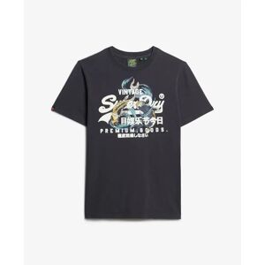 T-shirt décontracté Superdry Vintage Logo Tokyo Gris S Male T-shirt décontracté Superdry Vintage Logo Tokyo Gris S Male