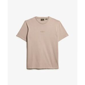 Micro-logo T-shirt Superdry Beige M Male Micro-logo T-shirt Superdry Beige M Male
