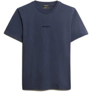 T-shirt Superdry Micro Logo Bleu M Male T-shirt Superdry Micro Logo Bleu M Male